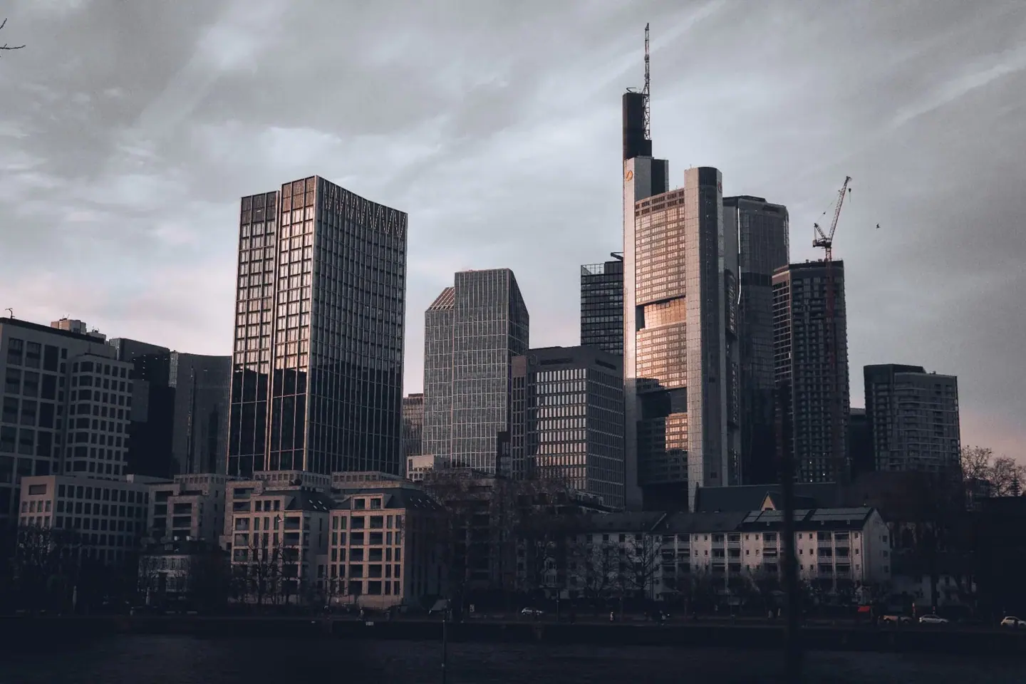 Frankfurter Skyline am Main
